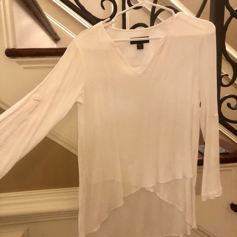 Karen Kane crinkle gauze blouse, size M